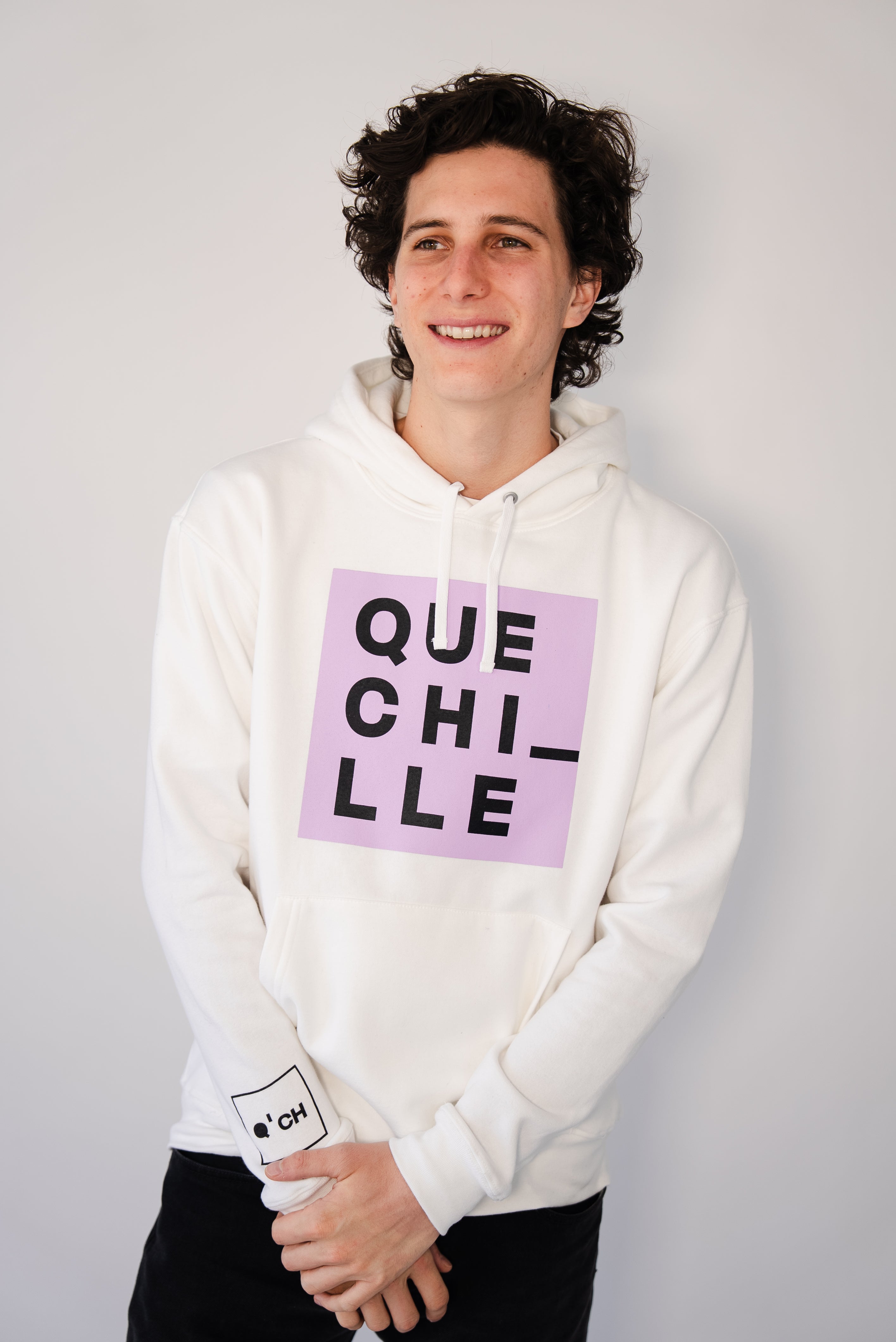 Hoodie ¡QUE CHILLE! White Edition