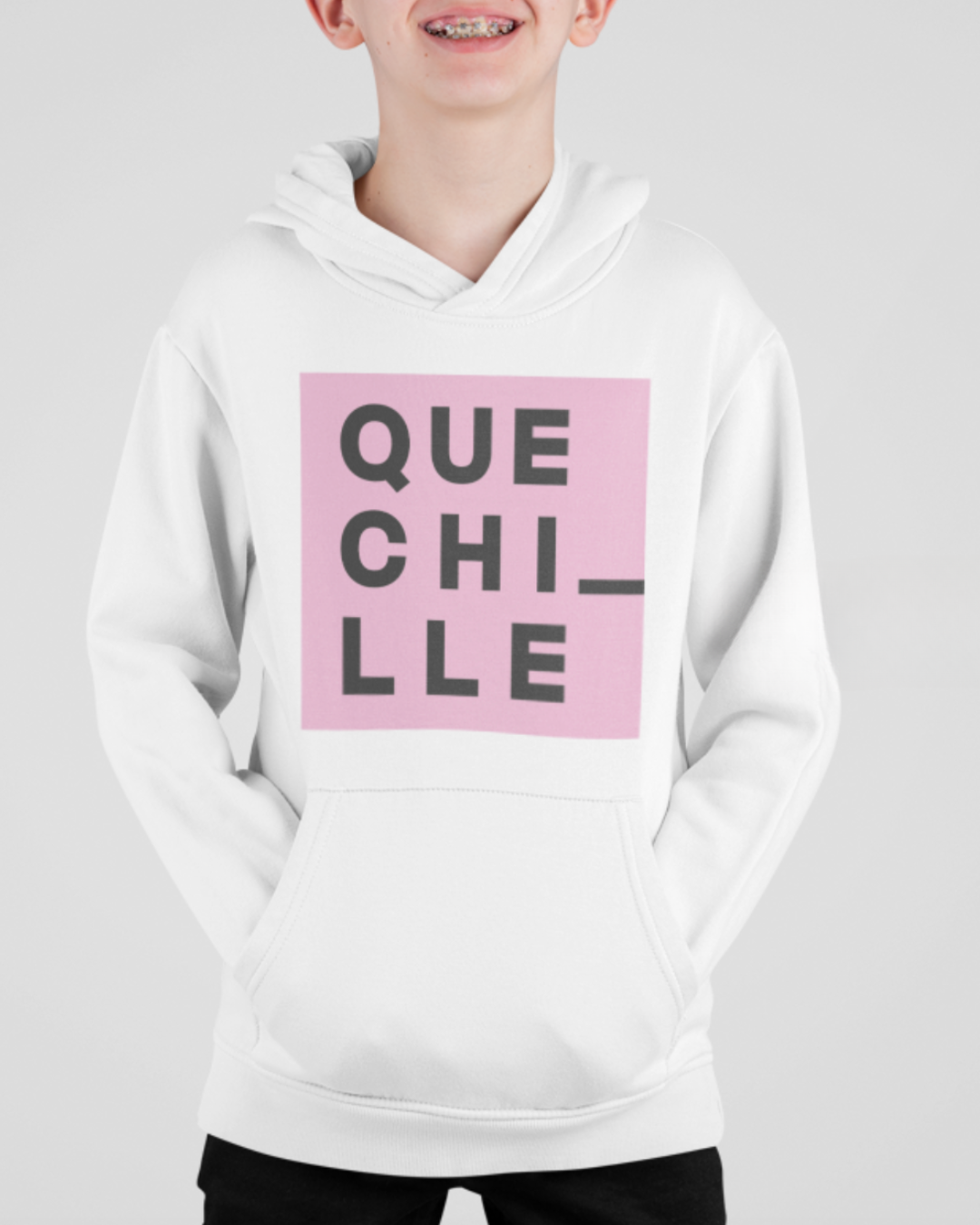 Hoodie KIDS ¡QUE CHILLE! White Edition